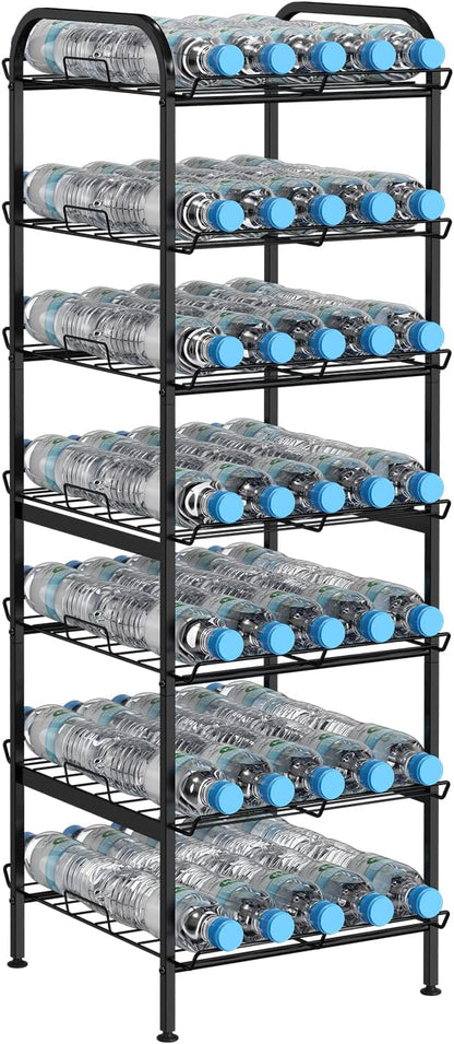 BTY Water Bottle Organizer 7 Tier Freestanding Water Bottle Storage Organizer - Image 8
