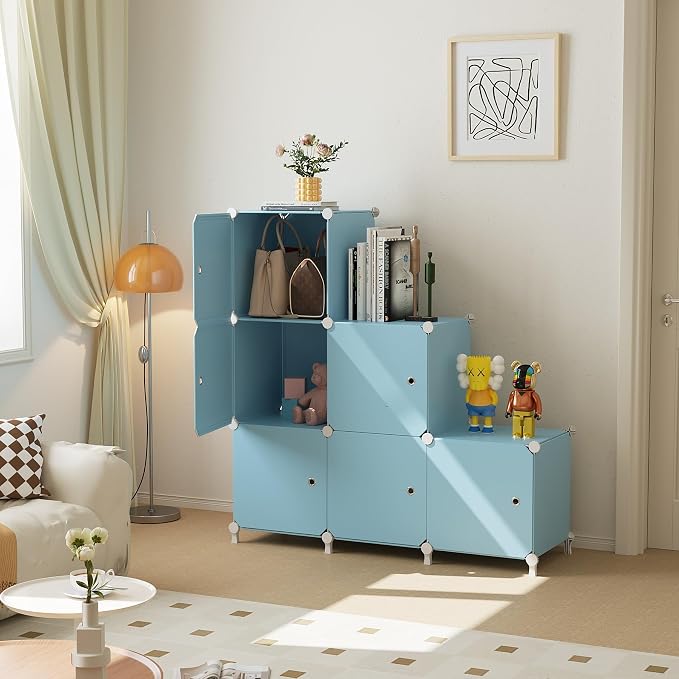 Cube Storage Organizer, 6-Cube Shelves Unit - Image 4