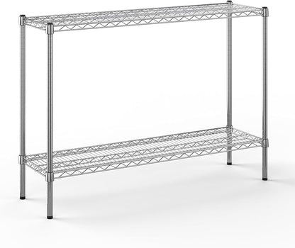 14" Deep x 48" Wide x 34" Height Wire Shelving Kit | 2-Tier | NSF Commercial by Regal+Altair