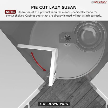 Rev-A-Shelf 2 Tier Pie-Cut Lazy Susan - Image 5