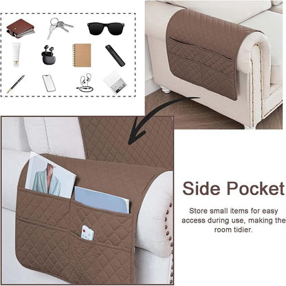 Waterproof Sofa Armrest Cover Headrest Cover - Image 5