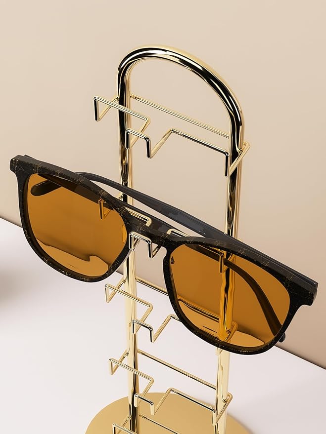 5 Tier Sunglass Organizer Holder, Sunglasses Tabletop Display Stand - Image 5