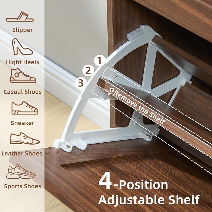 LEYAOYAO Shoe Cabinet Storage for Entryway - Image 4