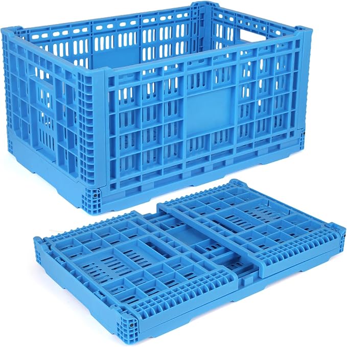 72L Collapsible Milk Crates by Shineyaplus