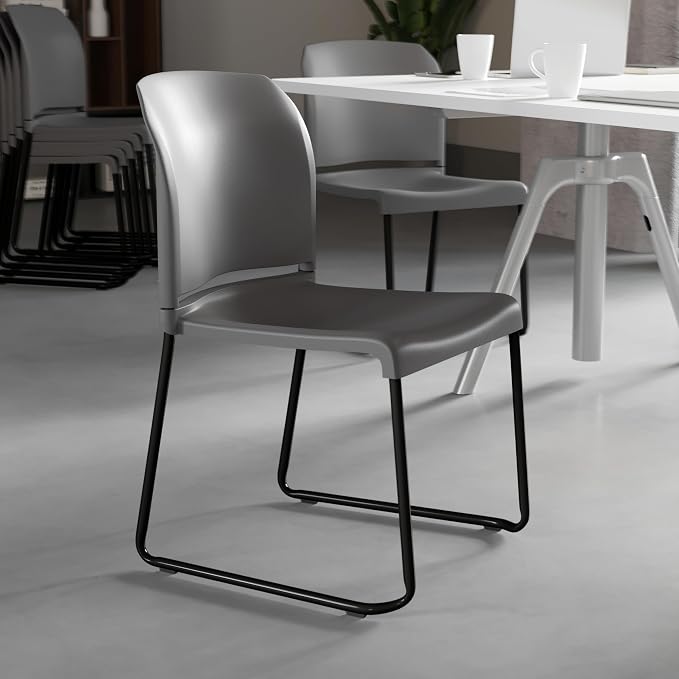 Flash Furniture Hercules Series Contoured Stacking Chairs - Image 6