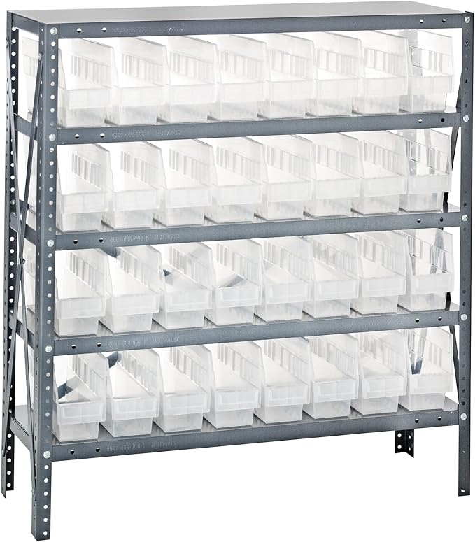 Quantum Storage Systems 1239-201CL Solid Heavy Duty 5 Shelves 32 Store-More by QuantumStorageSystems