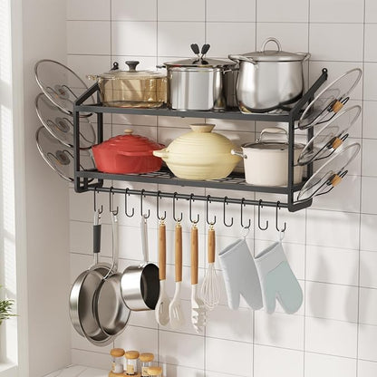 VOPEAK 30" Pot Rack Wall Mounted by VOPEAK