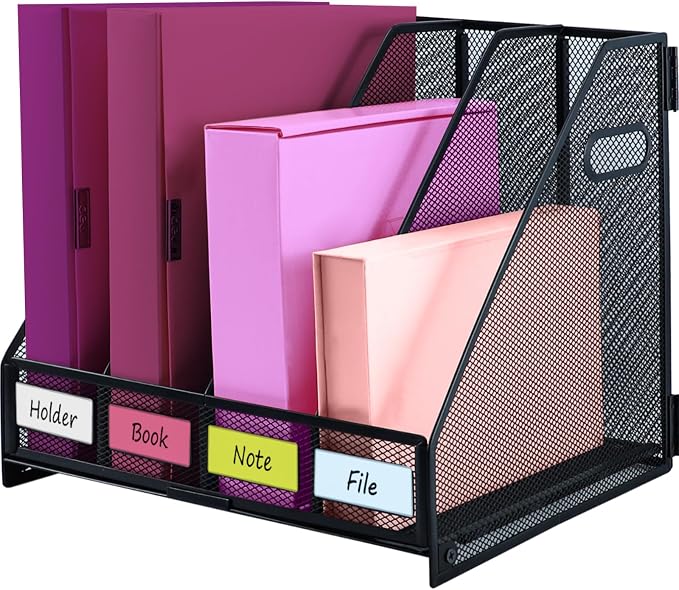Desk Organizers, Metal Magazine File Holder by ideallife