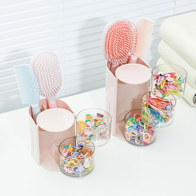 FABROK 3-Layer Clear Hair Accessories Organizer - Image 6