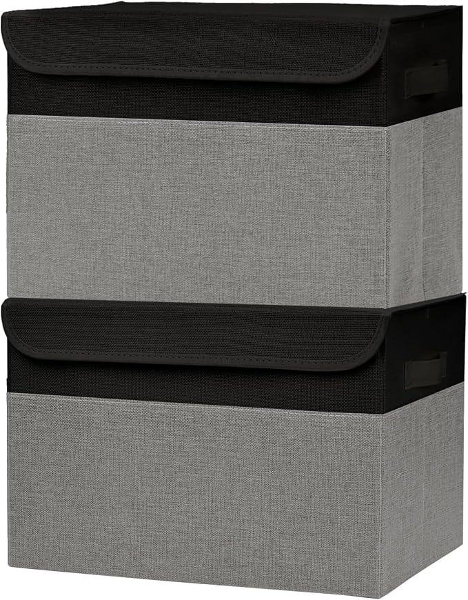 Bagnizer Large 42 Quarts Fabric Storage Bins by Bagnizer