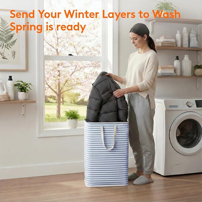 Lifewit 2 Pack Laundry Basket 80L Each, Collapsible Clothes Hamper - Image 2