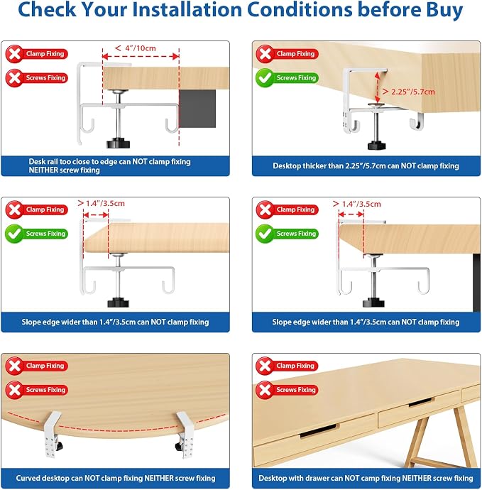 Zilink Large Cable Management Under Desk 40" No Drill Desk Cable Management - Image 9