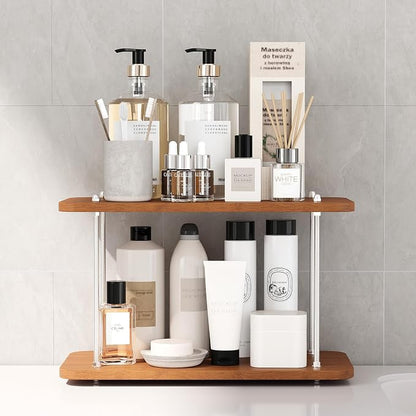 Bathroom Counter Organizer, Spices Organizer, Kitchen Countertop Organizer by UJQSUN