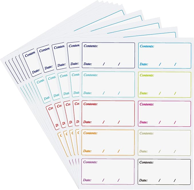 Hybsk Removable Freezer Labels Easy Peel Off by HYBSK
