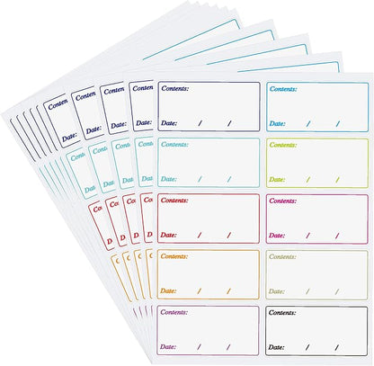 Hybsk Removable Freezer Labels Easy Peel Off by HYBSK