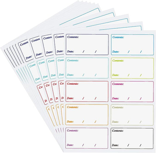 Hybsk Removable Freezer Labels Easy Peel Off by HYBSK