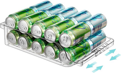 Clear Width Adjustable Soda Can Organizer by BingoHive