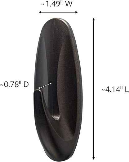 Command Outdoor Large Hooks, Holds up to 5 lbs, Damage Free Hanging Wall Hooks - Image 3
