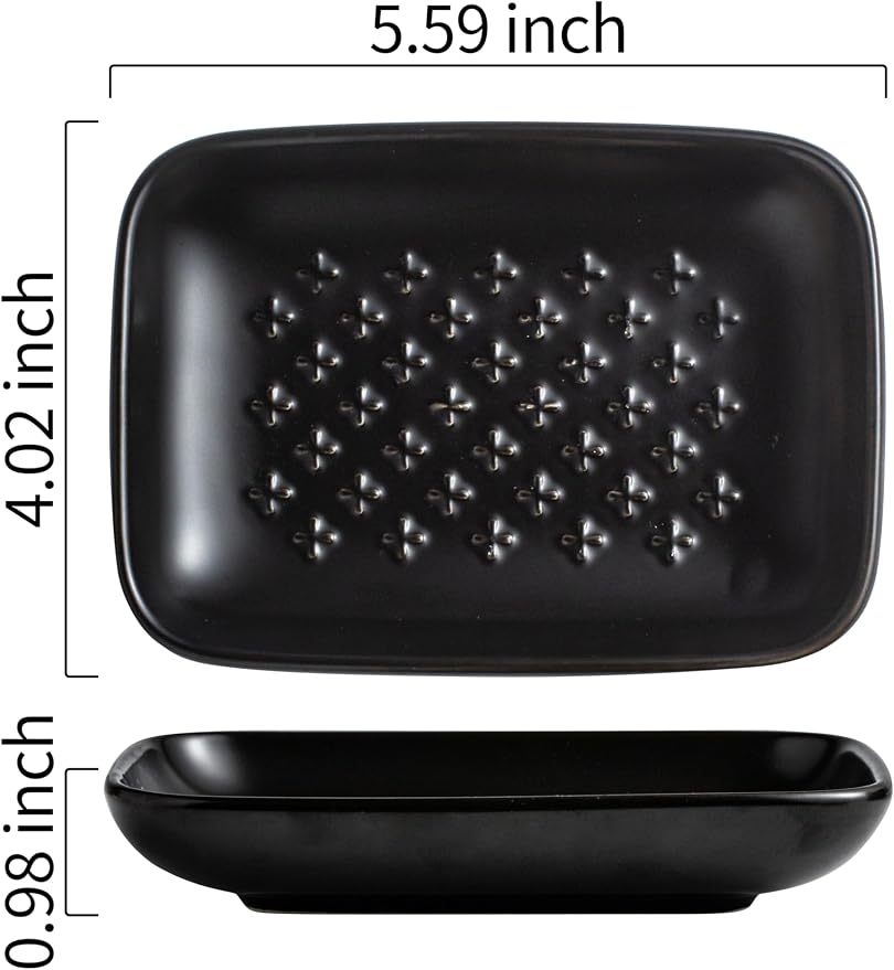 Gomakren Soap Dish, Shower Soap Holder, Ceramic Soap Dishes - Image 2
