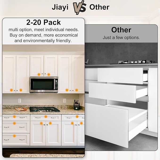 Cabinet Magnetic Catch Jiayi 10 Pack Ultra Thin Cabinet Door Magnets Stick on - Image 8