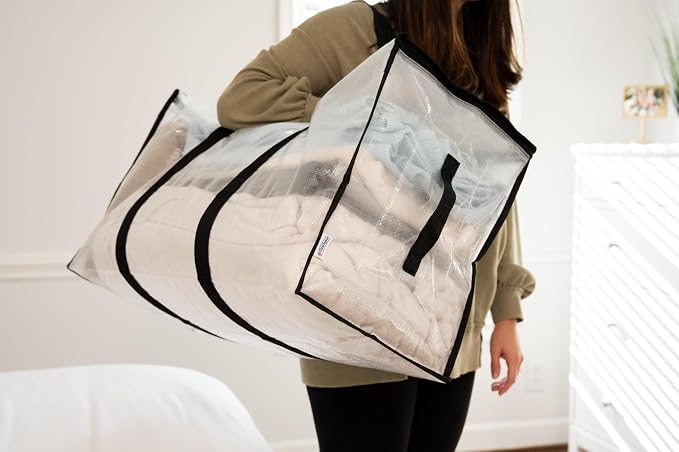ClearSpace Heavy Duty Moving Bags or Storage Bags – Clear Storage Bins - Image 5