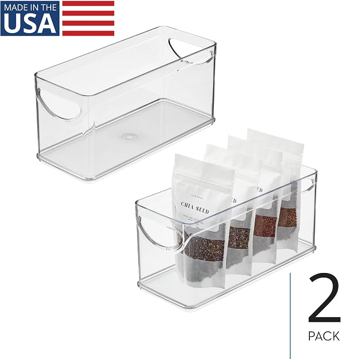 iDesign Narrow Pantry Bin, Made in USA - Image 2