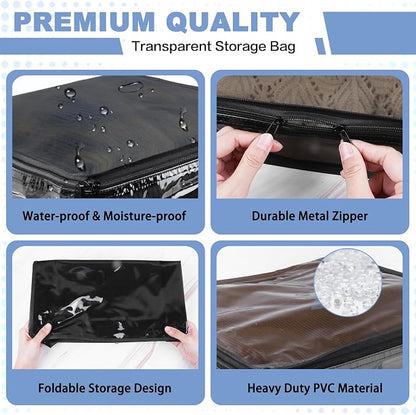 Clear Zippered Storage Bags Plastic Sweater Storage Bags - Image 3