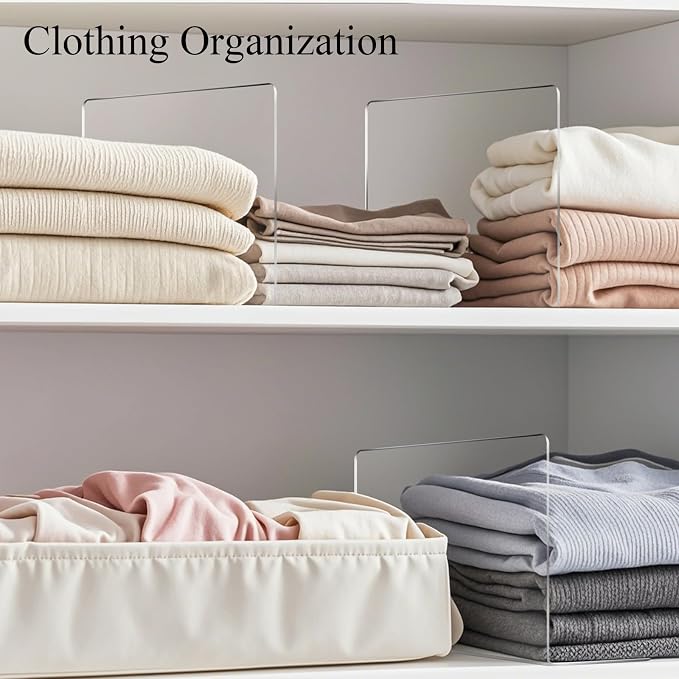Shelf Dividers for Closet Organization - Image 8