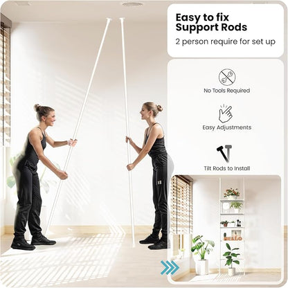 Home Zone Living Over-the-Toilet Organizer Bathroom Storage Organizer | - Image 6