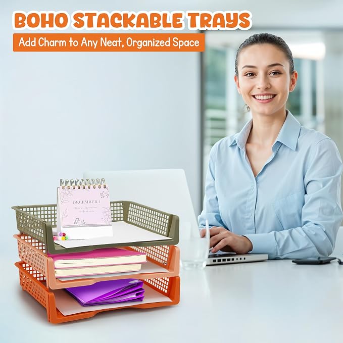 4E's Novelty 6 Pack Stackable Trays - Image 5