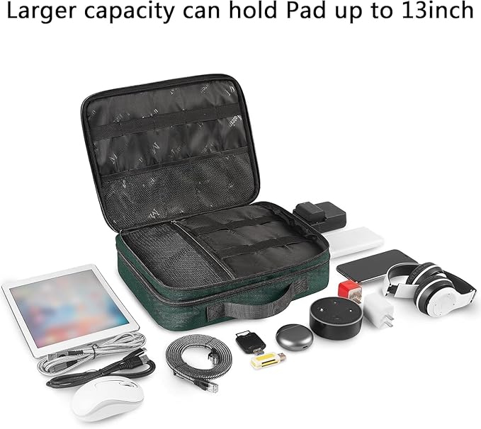 MATEIN Tech Organizer Travel Case, Large Water Resistant Cable Organizer | - Image 3