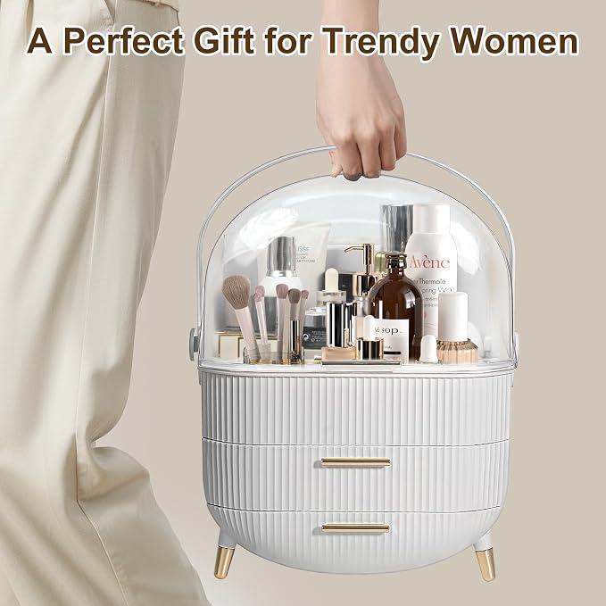 Makeup Organizer for Vanity, Make up Organizers and Storage, Cosmetics Skincare - Image 3