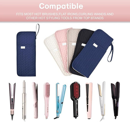 Hot Tools Organizer Heat Resistant Mat Case Hair Tools Holder Travel Bag - Image 6
