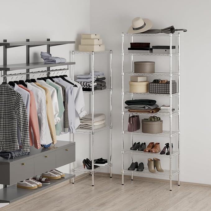 14" Deep x 30" Wide x 86" Height Wire Shelving Kit | 8-Tier | NSF Commercial - Image 5