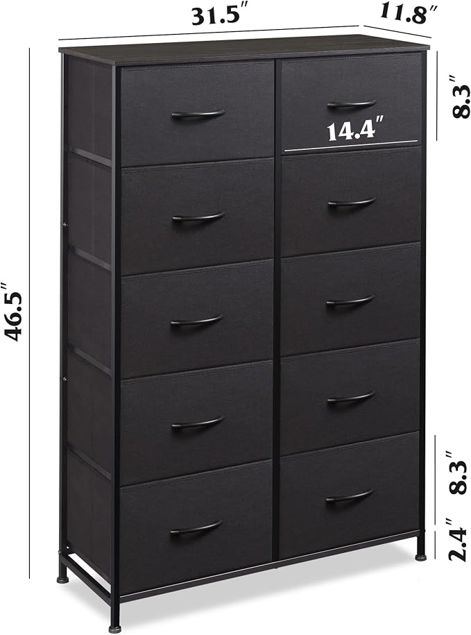 WLIVE Tall Dresser for Bedroom - Image 3