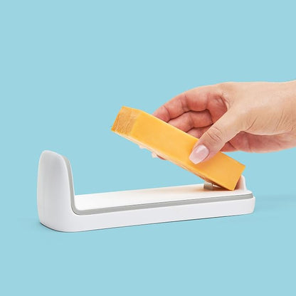 Chef'n 2-in-1 Cheese Slicer and Storage Container | Integrated Lid Keeps Cheese - Image 4