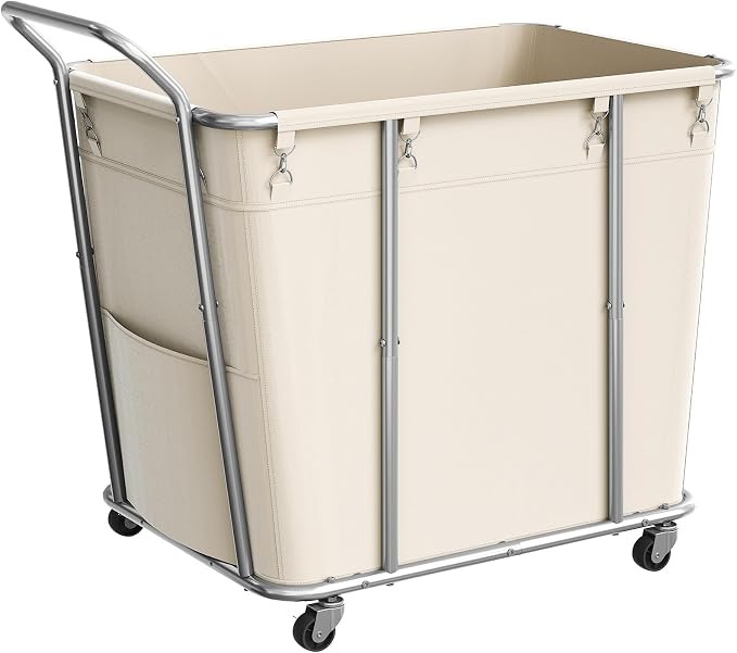 CHOEZON Laundry Sorter, 313L Large Laundry Basket, Rolling Hamper, Minimalist - Image 9