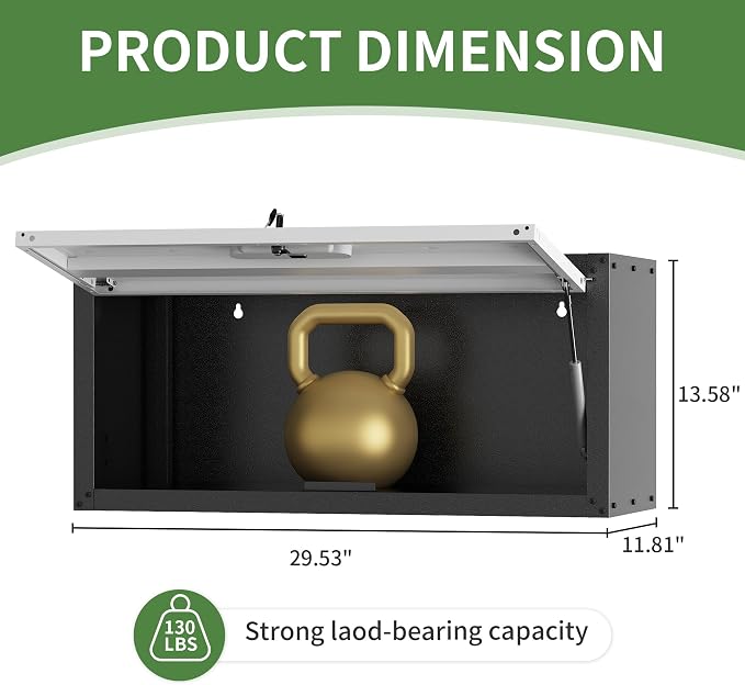 Metal Tool Cabinet, Garage Storage Cabinet System, Wall Cabinet & Locking - Image 3