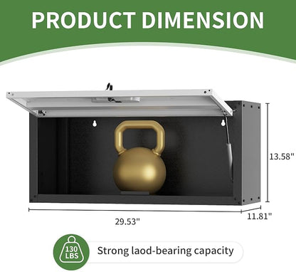 Metal Tool Cabinet, Garage Storage Cabinet System, Wall Cabinet & Locking - Image 3