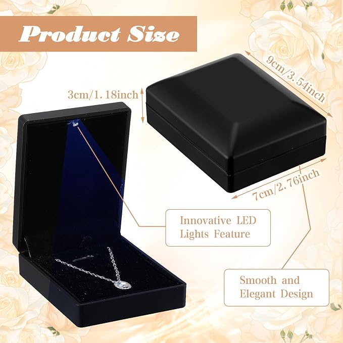 Landical 10 Pcs Pendant Necklace Box - Image 2