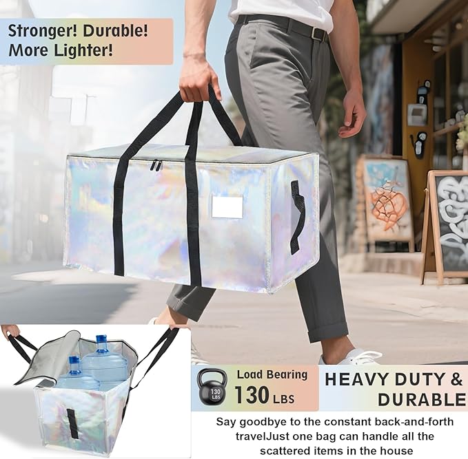 8 Pack-Extra Large Heavy Duty Moving Bags - Image 3