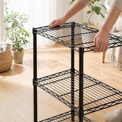 Honey-Can-Do 3-Tier Heavy Duty Adjustable Shelving Unit, 250-lb Per Shelf Metal - Image 7