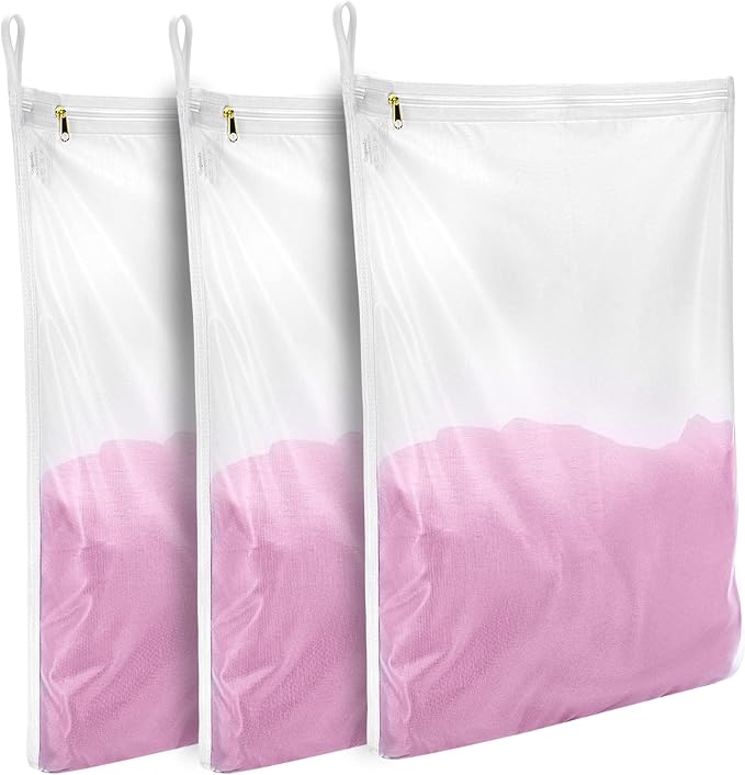 GOGOODA 3 Pack Delicates Laundry Bags, Fine Mesh Wash Bag by GOGOODA