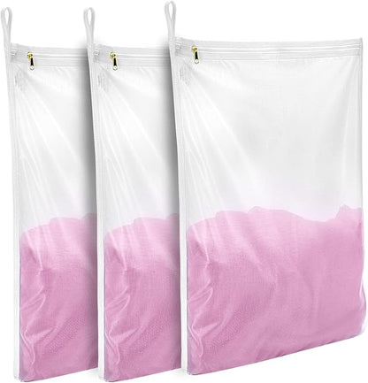 GOGOODA 3 Pack Delicates Laundry Bags, Fine Mesh Wash Bag by GOGOODA