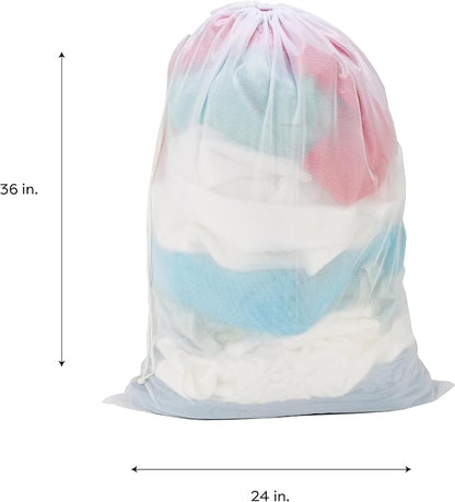 Laundry 360 Santized Mesh Bag | Dimensions : 36 x 24 x 7 inches | Drawstring - Image 5