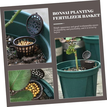 Holibanna 20pcs Bonsai Fertilizer Holder Lid Automatic Planting Fertilization - Image 6