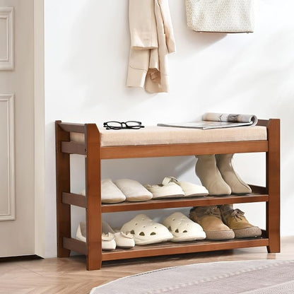 PETKABOO Shoe Rack Bench with Cushion, Shoe Rack - Image 7