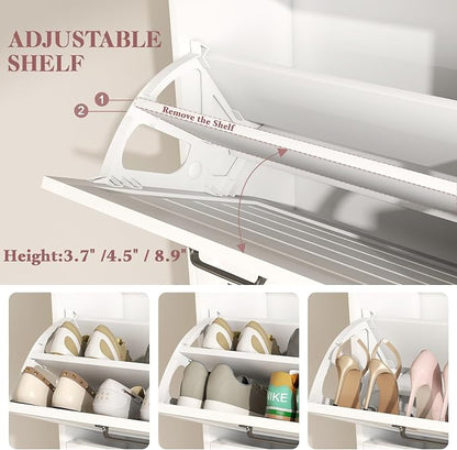 Narrow Shoe Storage Cabinet - Image 3