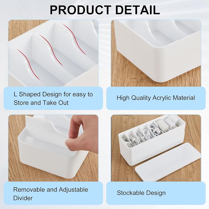 Tatuo 1 Pcs Cable Organizer Box - Image 3