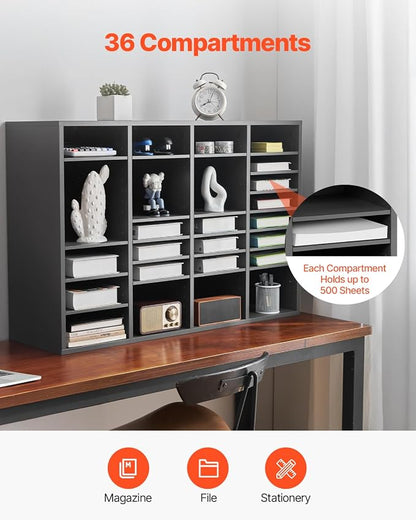 VEVOR Literature Organizer, 36 Compartments Office Mailbox - Image 6
